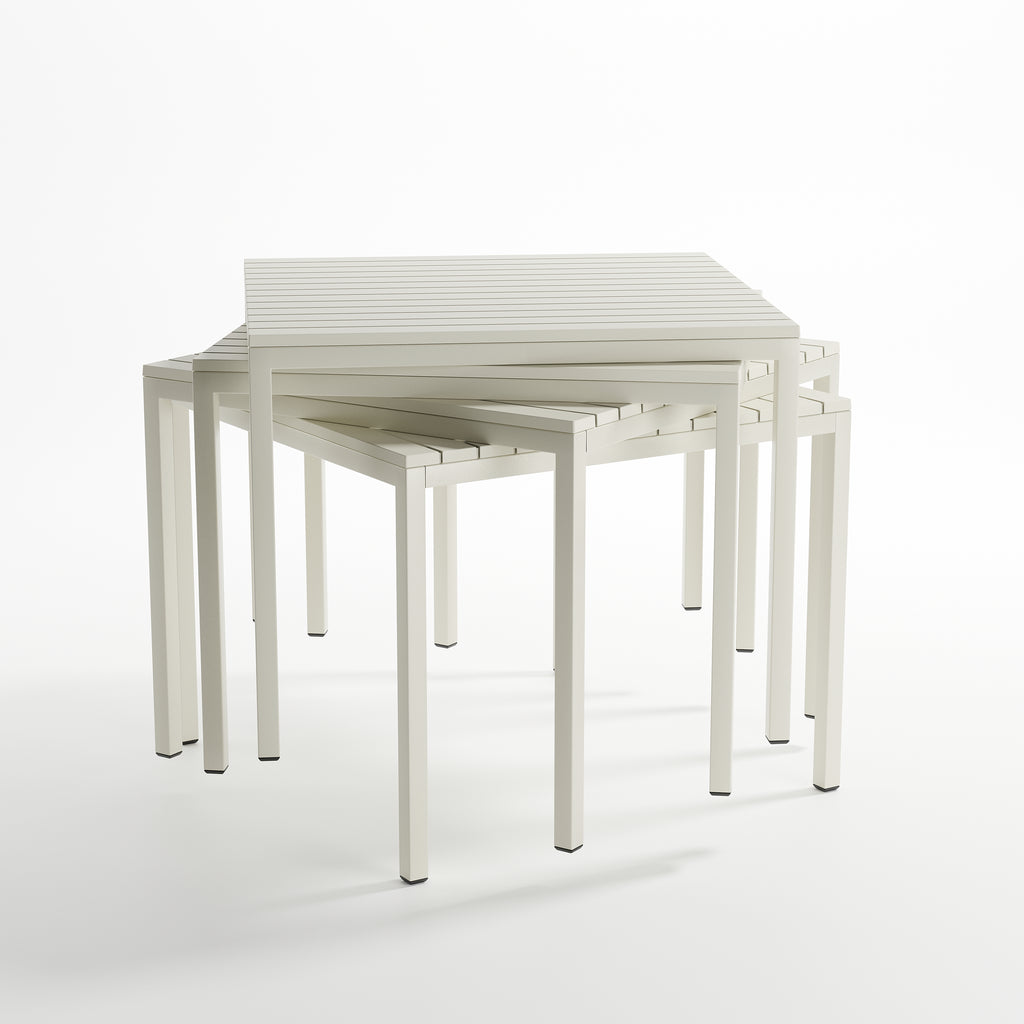 Ondara Outdoor Dining Table (Alba White, 85cm) - Outlet - Marcel Olsen