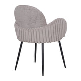 Nubbi Upholstered Dining Chair - Cloud Grey - Jacob Bek