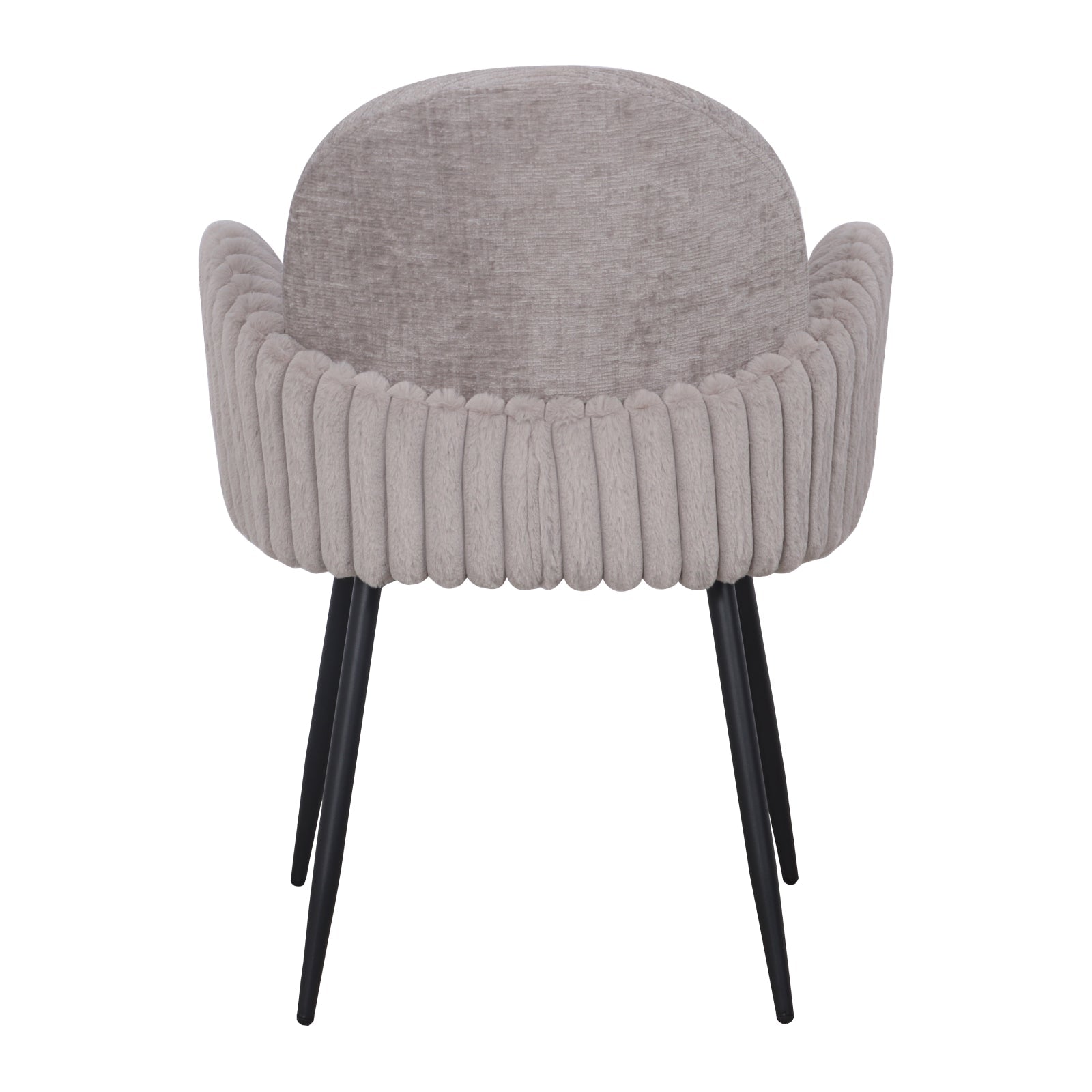 Nubbi Upholstered Dining Chair - Cloud Grey - Jacob Bek