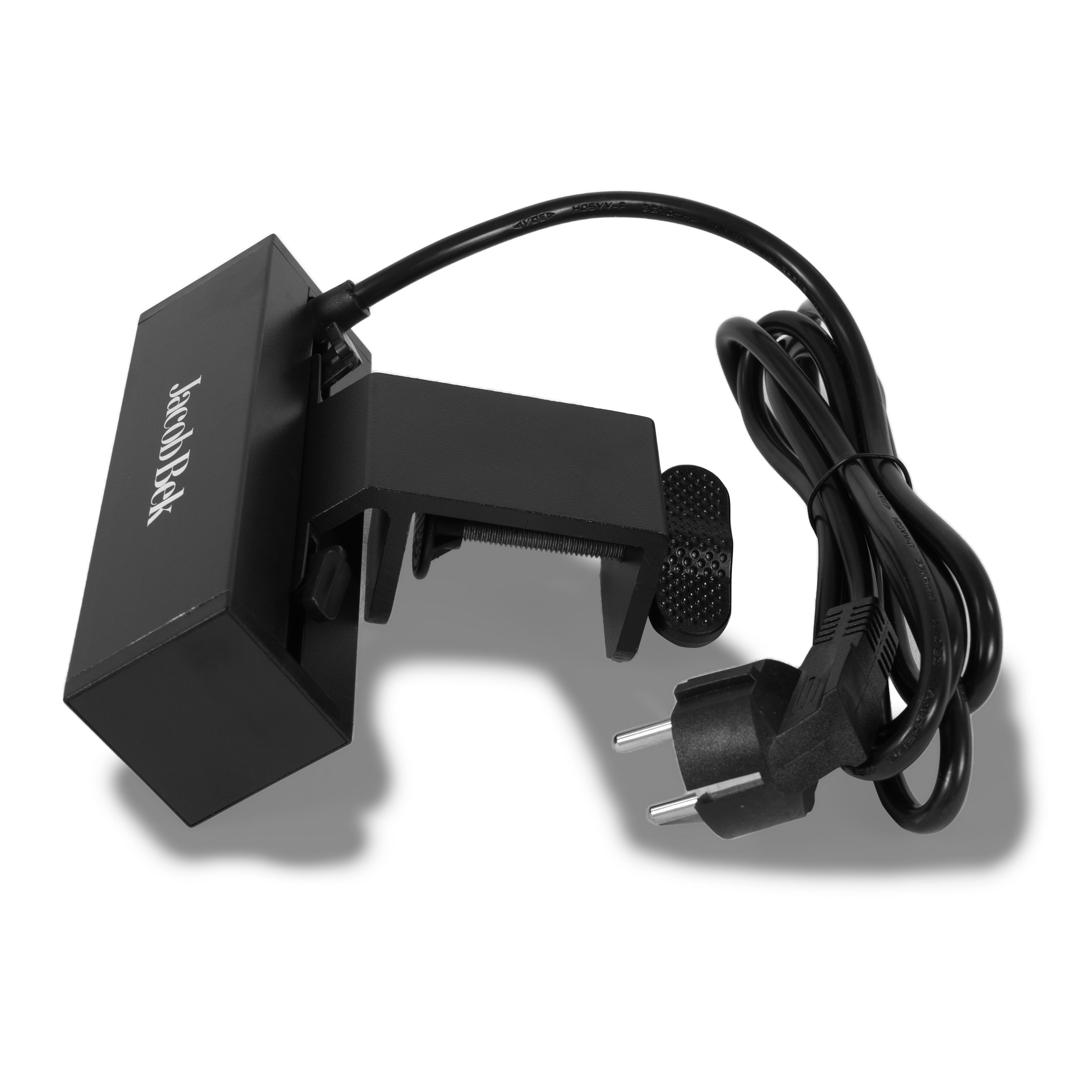 4-in-1 Power Strip With USB-C, Desk Clamp (Black) Power & Wire Management - Jacob Bek