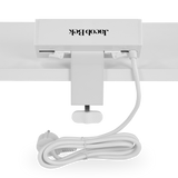 4-in-1 Power Strip With USB-C, Desk Clamp (White) Power & Wire Management - Jacob Bek