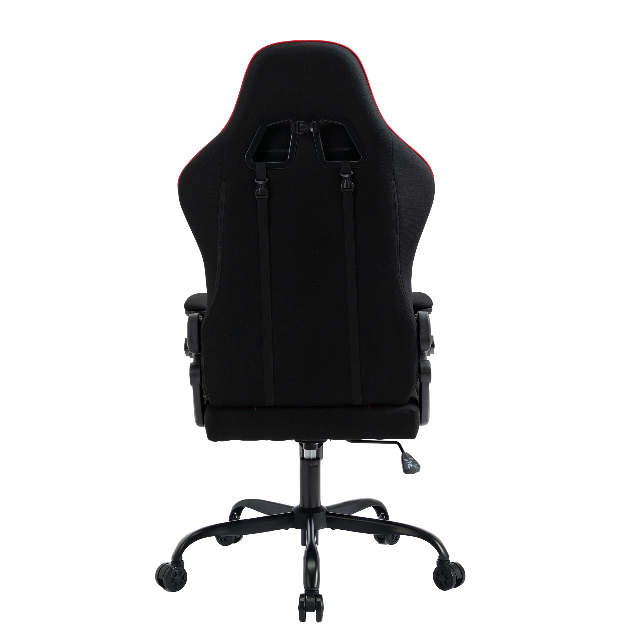 Gaming Chair Ergonomic (Raze Red) | Reclining, Adjustable Arms (Fabric) Gaming Chair - Jacob Bek Gaming
