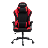 Gaming Chair Ergonomic (Raze Red) | Reclining, Adjustable Arms (Fabric) Gaming Chair - Jacob Bek Gaming