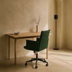 Rello Upholstered Home Office Chair (Whisper Green Fabric) – Modern Swivel Desk Chair (Outlet) Outlet Products - Marcel Olsen