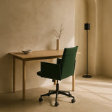 Rello Upholstered Home Office Chair (Whisper Green Fabric) – Modern Swivel Desk Chair - Marcel Olsen