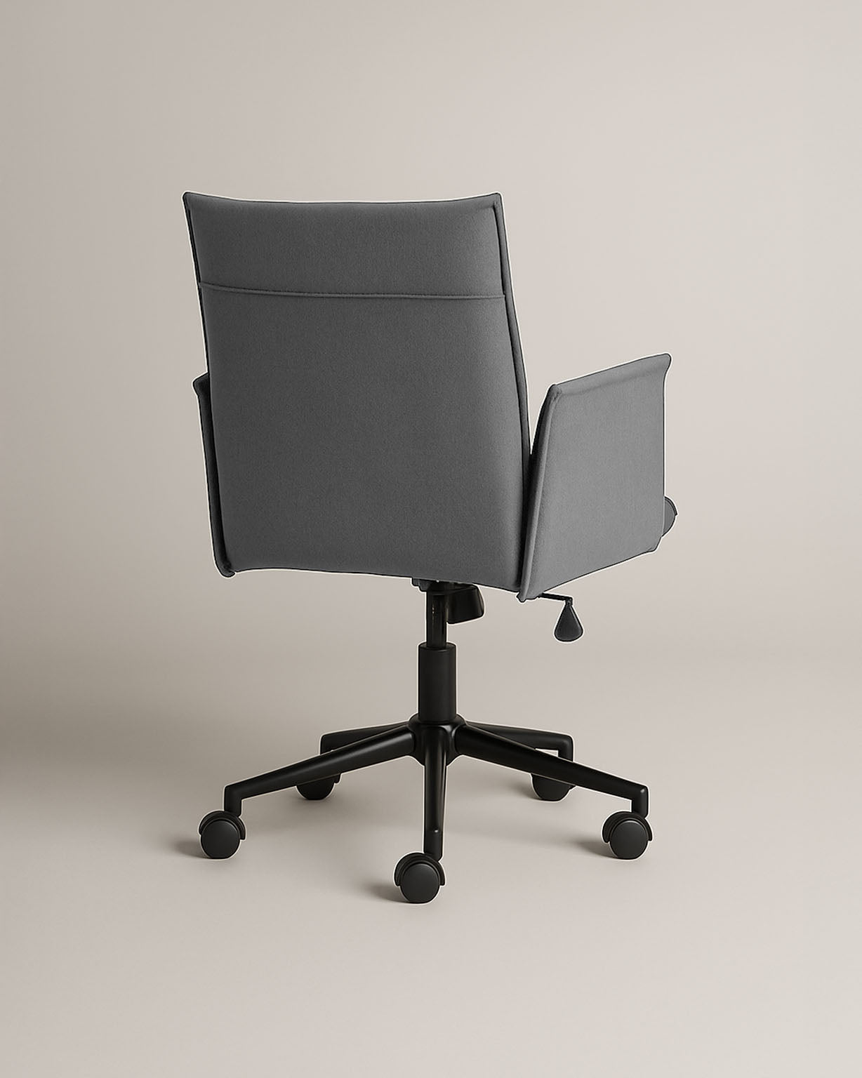 Rello Upholstered Home Office Chair (Stone Frost Grey Fabric) – Modern Swivel Desk Chair - Marcel Olsen