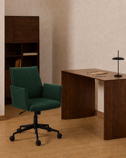 Rello Gestoffeerde Thuiswerk Bureaustoel (Whisper Groene Stof) – Outlet