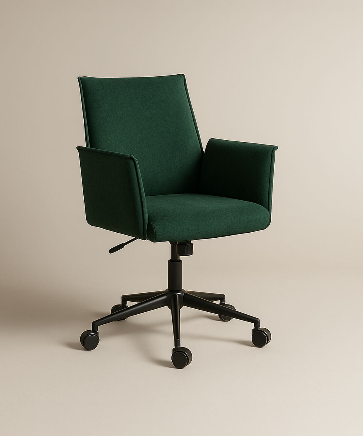 Rello Upholstered Home Office Chair (Whisper Green Fabric) – Modern Swivel Desk Chair - Marcel Olsen
