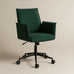 Rello Upholstered Home Office Chair (Whisper Green Fabric) – Modern Swivel Desk Chair - Marcel Olsen