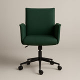 Rello Upholstered Home Office Chair (Whisper Green Fabric) – Modern Swivel Desk Chair - Marcel Olsen