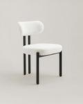 Riancho Dining Chair (White Bouclé) - Outlet - Marcel Olsen
