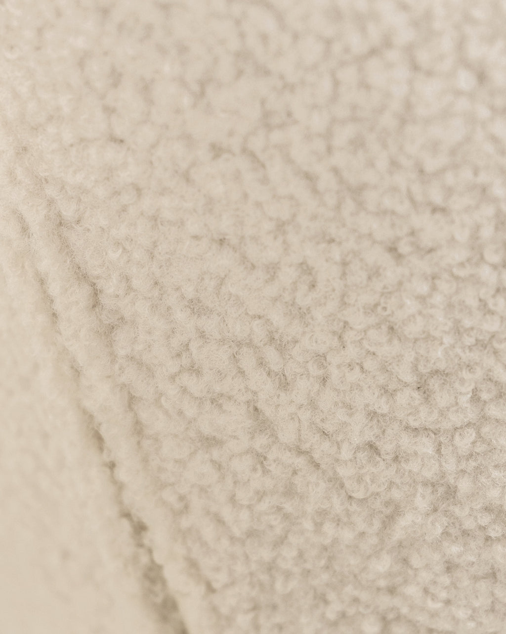 Sheepskin Upholstered Desk Chair (Sahara Beige Bouclé) – Outlet - Marcel Olsen