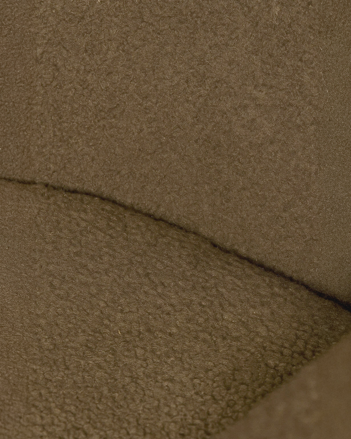 Sheepskin Upholstered Desk Chair (Smoked Oak Brown Bouclé) – Modern Home Office Swivel Chair - Marcel Olsen