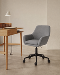 Sheepskin Upholstered Desk Chair (Oat Bouclé) – Outlet - Marcel Olsen