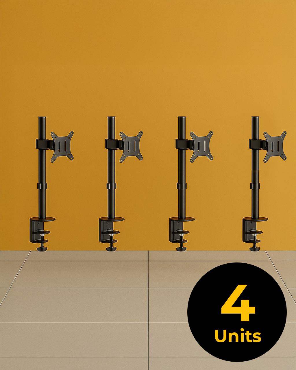 Single Monitor Mount (4 Units) - Jacob Bek
