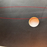 Core 120 Gaming Desk | LEDs, Headphone & Drink Mounts (Carbon Fibre Black, 120cm) (Outlet) Outlet Products - Marcel Olsen
