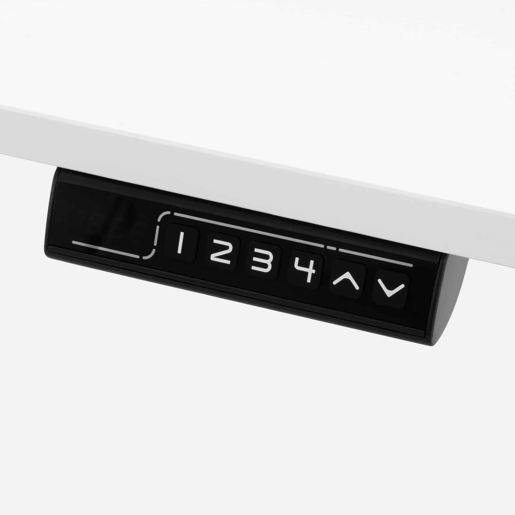 Electric Standing Desk (White, 120cm) | Two Tier, Sit-Stand Desk Electric Standing Desk - Jacob Bek