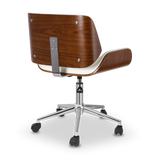Silla de Oficina Danesa Ergonómica (Blanca, Alas) | Silla de Escritorio Escandinava