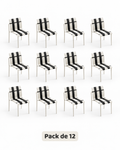 Ondara Black & White Chairs – Pack of 12 for Cafés & Apartments