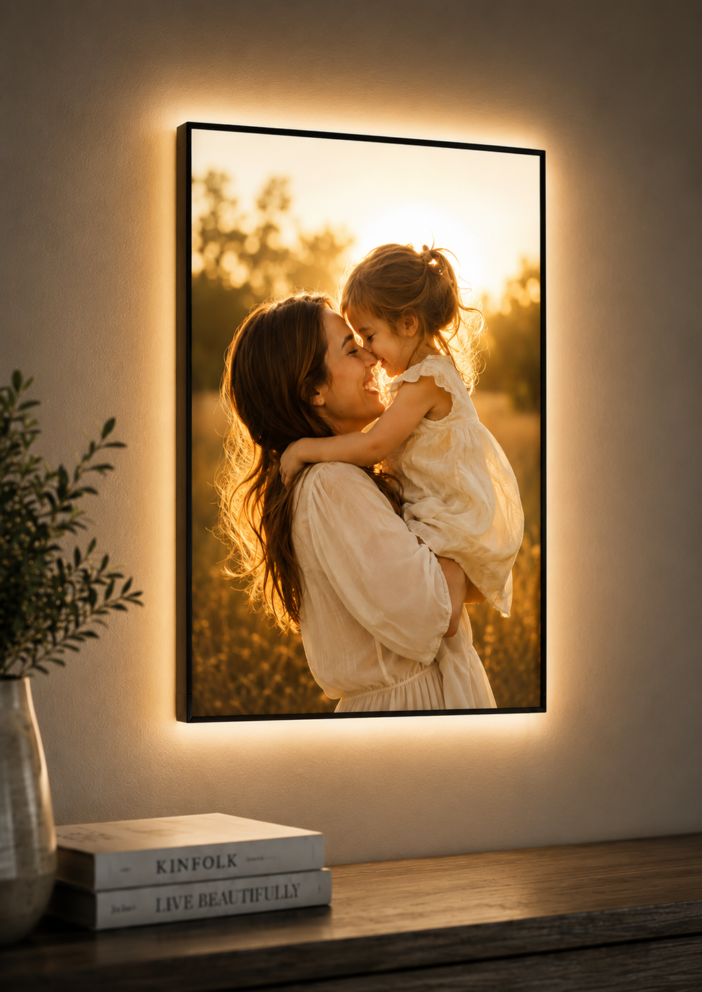 Custom Illuminated Picture Frame