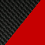 Core 120 Gaming Desk | LEDs, Headphone & Drink Mounts (Carbon Fibre Red, 120cm) Gaming Desk - Marcel Olsen