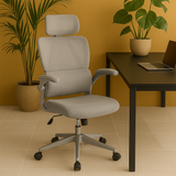 Mesh Bureaustoel (Grijs) | Ergonomische Bureaustoel
