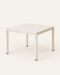 Ondara Square Garden Table, White – 80 × 80 cm – Outlet