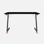 Essentials 120 Gaming Desk | LEDs, Headphone & Drink Mounts (Carbon Fibre Black, 120cm) Gaming Desk - Marcel Olsen