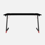 Essentials 140 Gaming Desk | LEDs, Headphone & Drink Mounts (Carbon Fibre Black, 140cm) Gaming Desk - Marcel Olsen