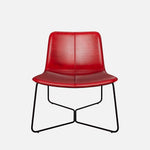 Bergondo Cocoon Accent Chair (London Brick Red ) – Mid-century Modern Coconut Style Lounge Chair - Marcel Olsen