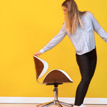 Ergonomic Danish Office Chair (Black, Wing) | Scandinavian Desk Chair Office Chair - Marcel Olsen