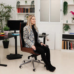 Ergonomic Danish Office Chair (White, Curve) | Scandinavian Desk Chair (Outlet) Outlet Products - Marcel Olsen