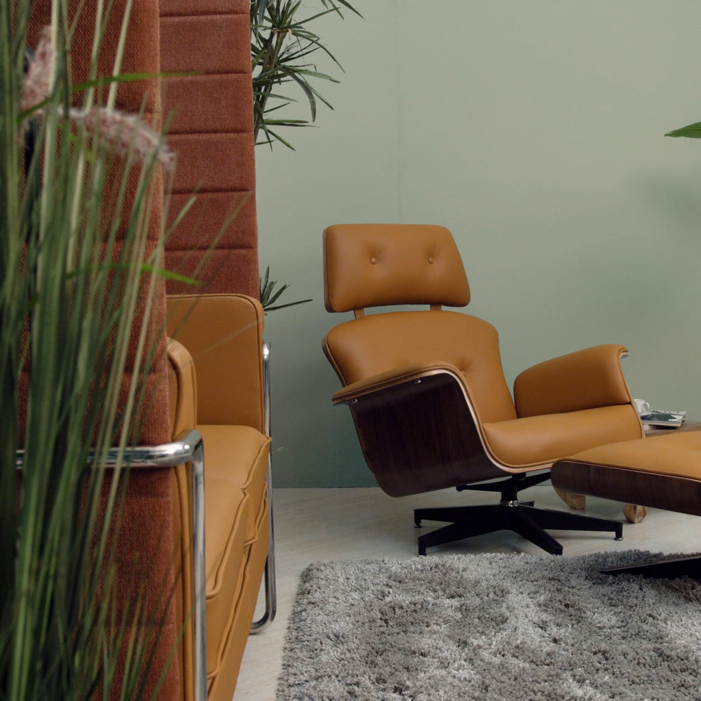 MO-150 High Back Office Alcove Sofa (Caramel) | Bay Acoustic Seating - Marcel Olsen