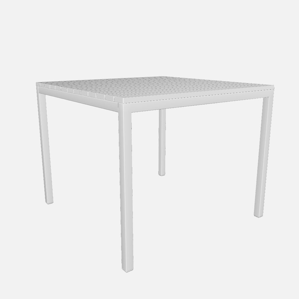 Ondara Outdoor Dining Table (Alba White, 85cm) - Outlet - Marcel Olsen