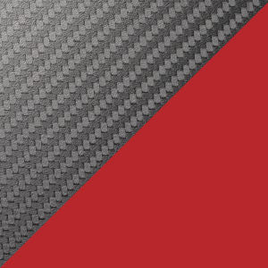 Gaming Desk | LEDs, Headphone & Drink Mounts (Carbon Fibre Red, 140cm) Gaming Desk    - Jacob Bek Gaming